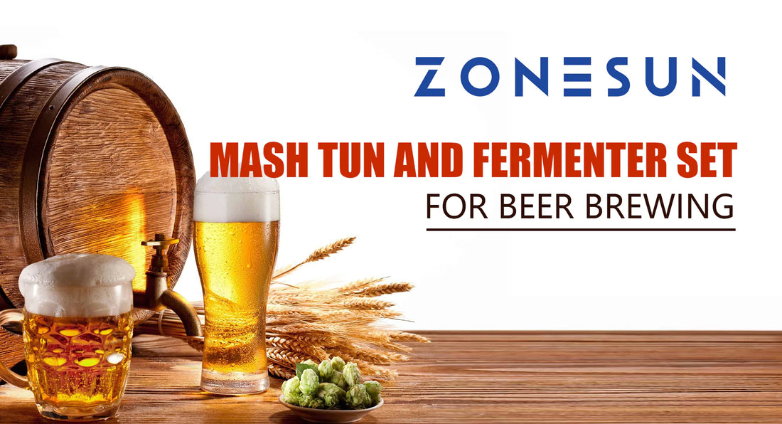 How To Brew Your Own Beer? User Guide for ZONESUN ZS-MF2 Mash Tun and Fermenter Set