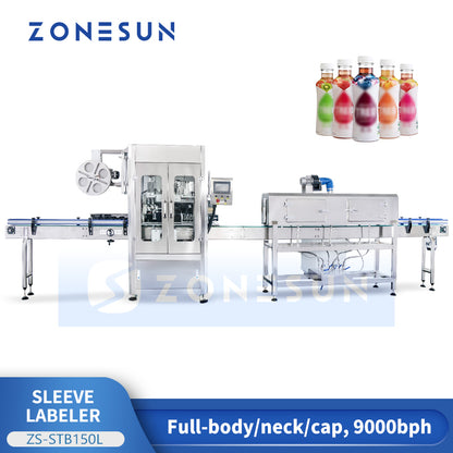 ZONESUN ZS-STB150 Etichettatrice per maniche e restringimento delle bottiglie