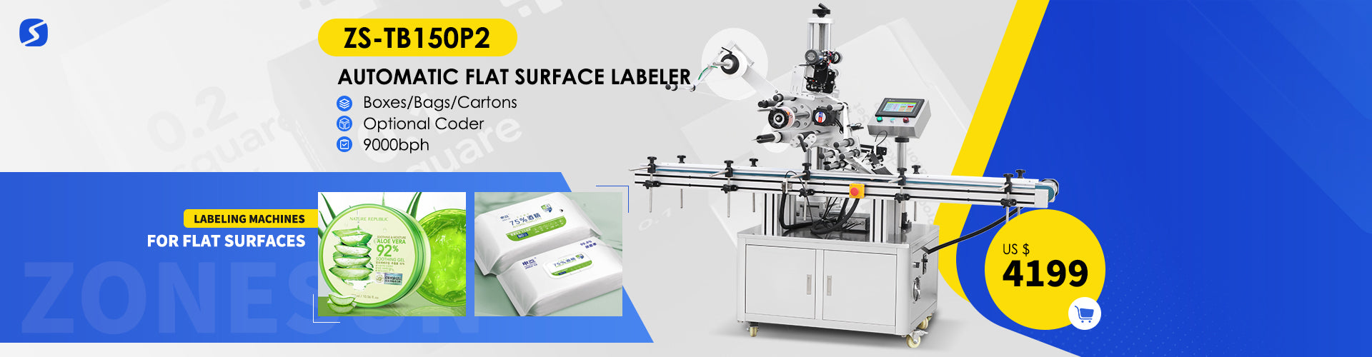 Zonesun Flat Surface Labeling Machine