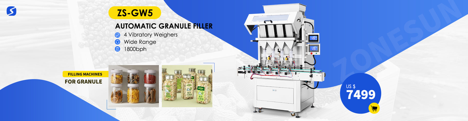 Zonesun Granule Filling Machine