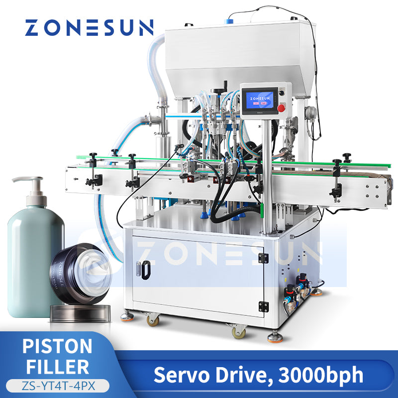 Zonesun ZS-YT4T-4PX Servo Piston Filler