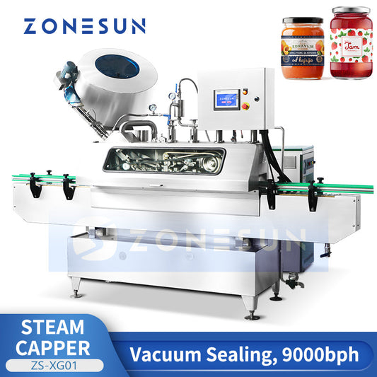 Zonesun ZS-XG01 Steam Vacuum Capping Machine