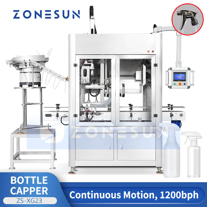 Zonesun ZS-XG23 Continuous Motion Capping Machine