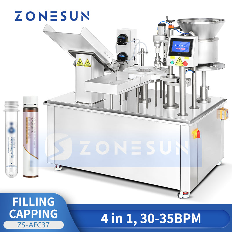 Zonesun ZS-AFC37 Rotary Filling and Capping Monoblock