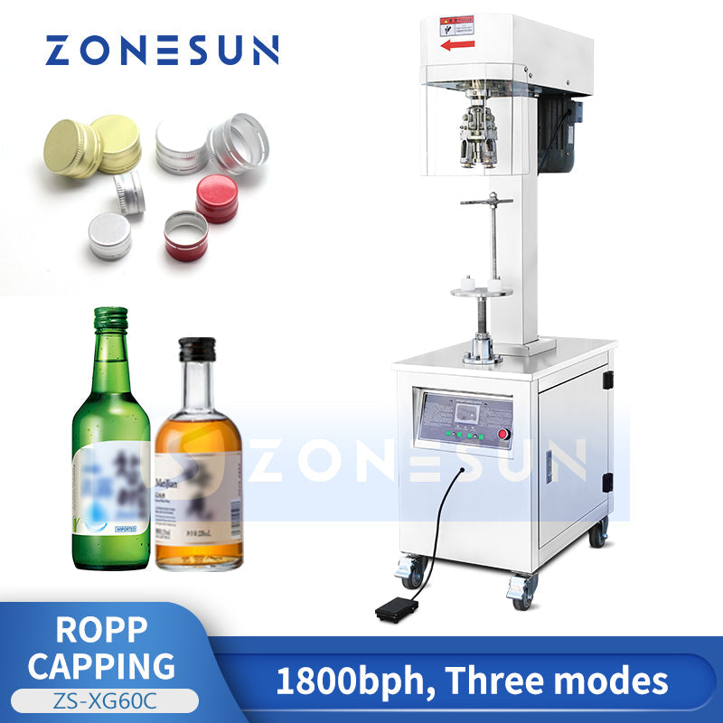 Zonesun ZS-XG60C Semi Automatic Ropp Capper