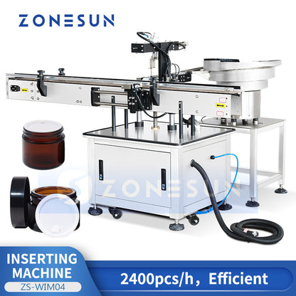 Zonesun ZS-WIM04 Inner Liner Inserting Machine for Cream Jars