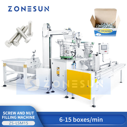 Zonesun ZS-LSM15 Nut and Bolt Packing Machine