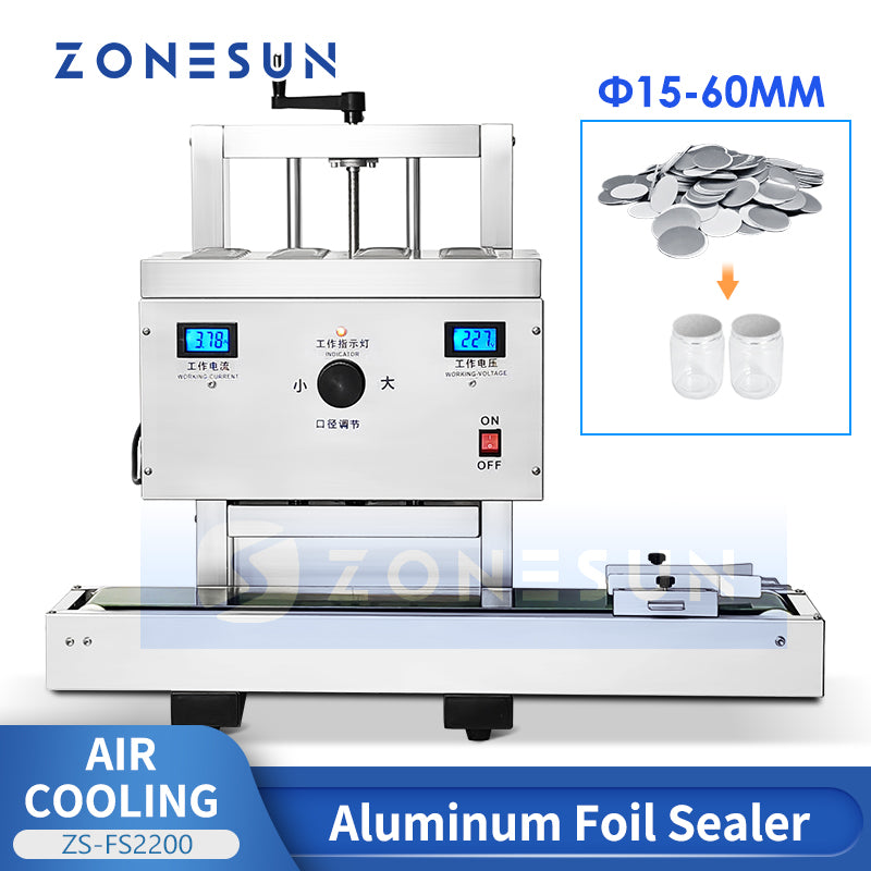 ZONESUN ZS-FS2200 Induction Sealing Machine for Plastic Bottles