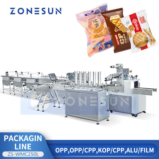 Zonesun ZS-WMC250L Horizontal Flow Wrapper