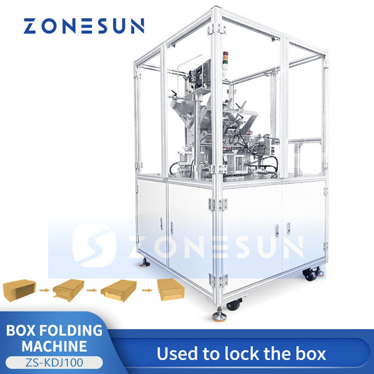 Zonesun ZS-KDJ100 Lock Bottom Cartoning Machine