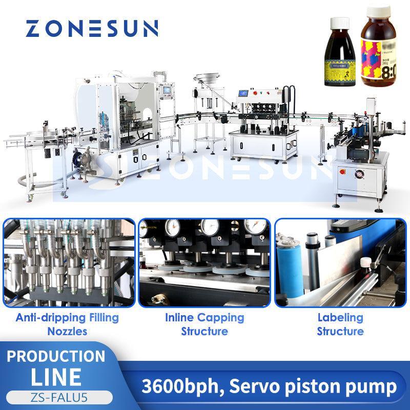 Zonesun ZS-FALU5 Automatic Bottle Production Line