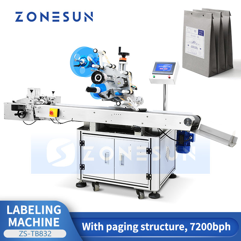 ZONESUN ZS-TB832 Automatic Flat Page Labeling Machine