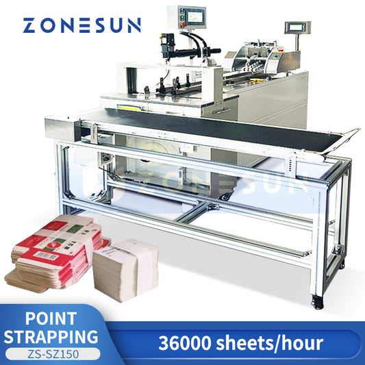 Zonesun ZS-SZ150 Tag Counting and Strapping Machine