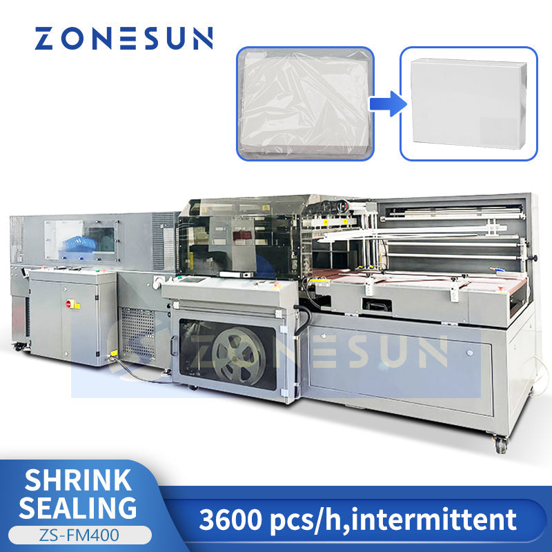 Zonesun ZS-FM400 High Speed Heat Shrink Wrap Machine