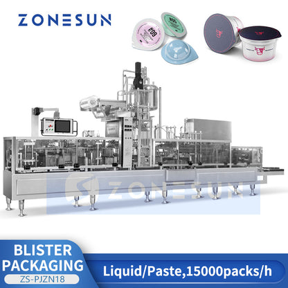 Zonesun ZS-PJZN18 Blister Cup Packing Machine