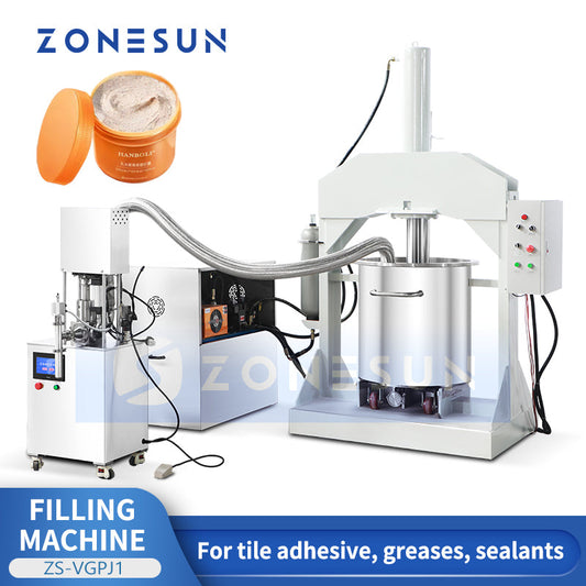 Zonesun ZS-VGPJ1 Pneumatic Psaste Filling Machine | Hydraulic Press