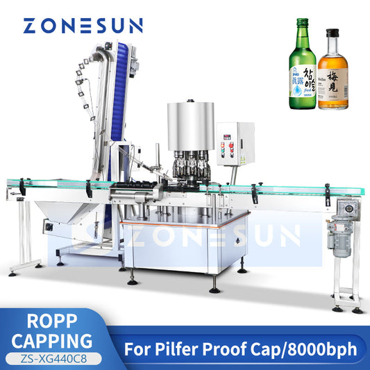 Zonesun ZS-XG440C8 ROPP Capper | Pilfer Proof