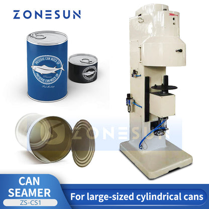 Zonesun ZS-CS1 Can Seamer | Cylindrical Cans