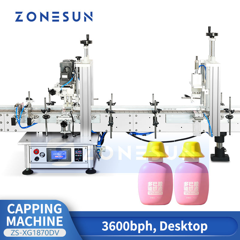 Zonesun ZS-XG1870DV Tabletop Bottle Capper