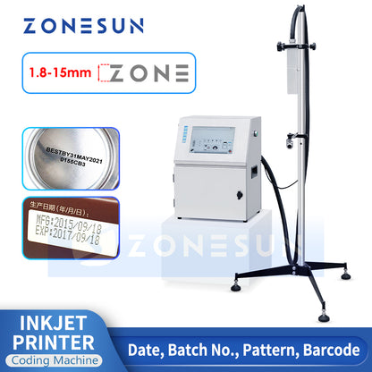 ZONESUN ZS-TIP15 Continuous Inkjet Printer