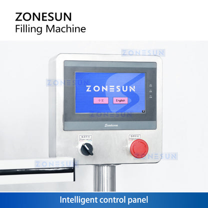 Zonesun ZS-SV6HS Servo Piston Filler Touch Screen