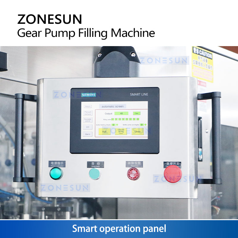 Zonesun ZS-VTGP8D Gear Pump Paste Filling Machine Control Panel