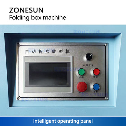 Zonesun ZS-ZH25D Automatic Tray Forming and Stapling Machine Control Panel