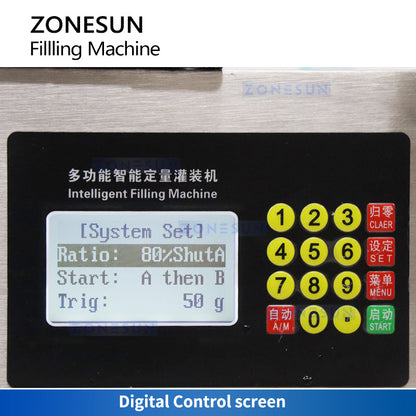 Zonesun ZS-RPW35L Bucket Filling Machine Control Panel