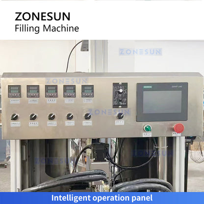 Zonesun ZS-JRF4 4 Head Hot Filling Machine Operation Panel