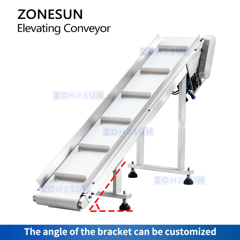 Zonesun ZS-SLJ6 Elevating Conveyor Customizable Angle