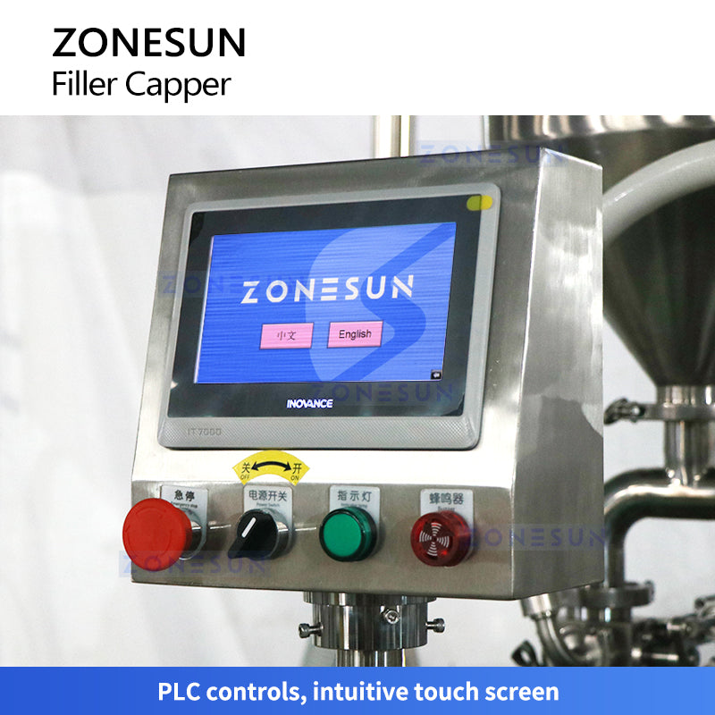 Zonesun ZS-AFC34 Monoblock Filler Capper for Thick Paste