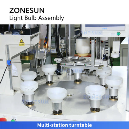 Zonesun ZS-DPA8 LED Light Bulb Assembly Machine Custom Conveyor