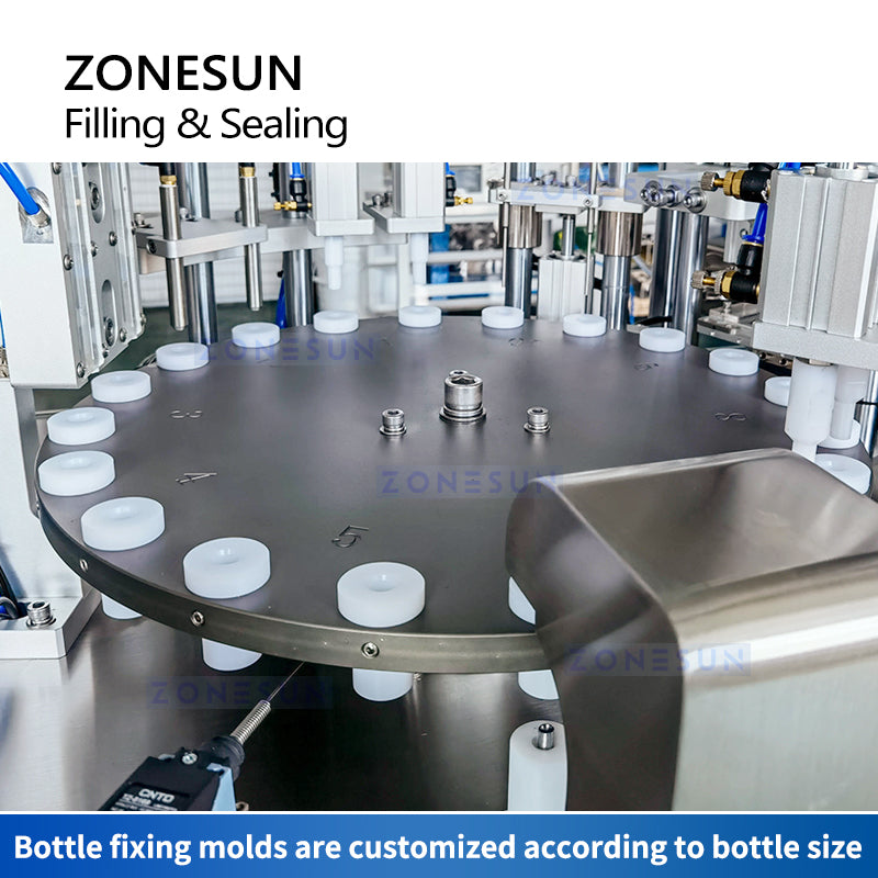 ZONESUN ZS-AFC5 Automatic Ampoule Filler Capper Star Wheel