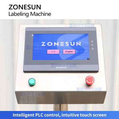 Zonesun ZS-TB823F Tamper Evident Seal Labeling Machine Touch Screen