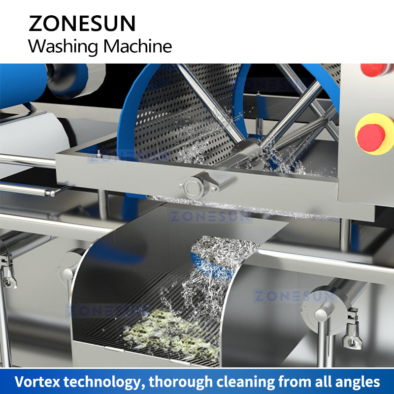 Zonesun ZS-VW1500 Vegetable Washer Vortex Technology