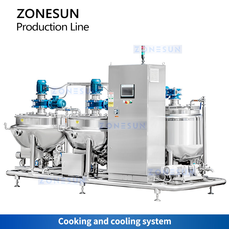 Zonesun ZS-GL150 Gummy Candy Production Line Cooking & Cooling System