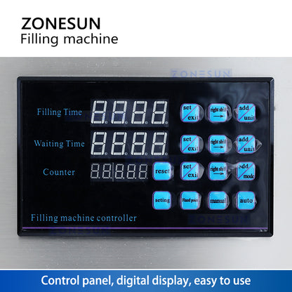 ZONESUN ZS-NP2 2 Heads Paste & Viscous Liquid Peristaltic Pump Filling Machine