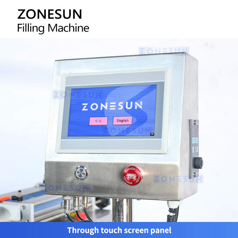 ZONESUN ZS-VTDP12P Automatic Liquid Filling Machine | Diaphragm Pump