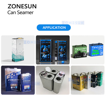 Zonesun ZS-CS2 Can Seamer | Rectangular Cans