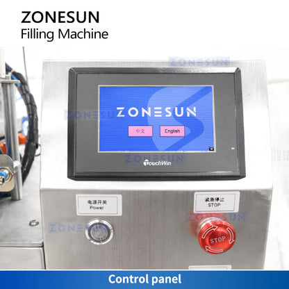 Zonesun ZS-CCF1500 Lip Gloss Filling Machine Touch Screen