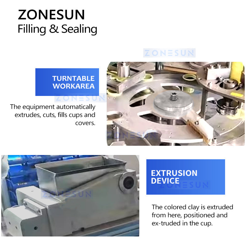 Zonesun ZS-100XPN Super Light Clay Packing Machine Details