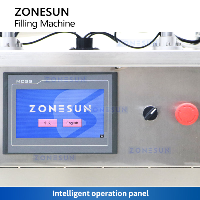 Zonesun ZS-YTZL4S Vacuum Bottle Filler Control Panel