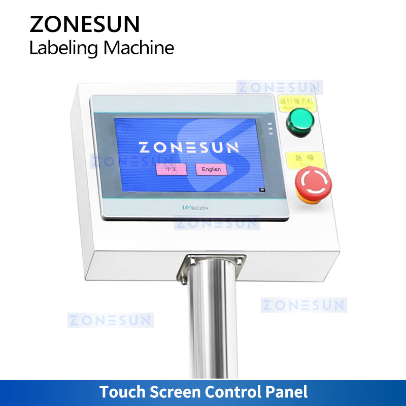 Zonesun ZS-TB822R Bottle Neck & Body Labeling Machine