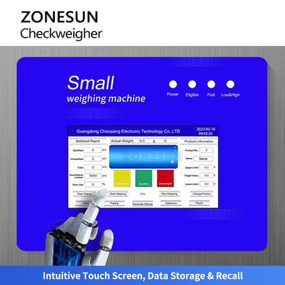 Zonesun ZS-CW150 Compact Checkweigher | Under 200g