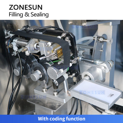 Zonesun ZS-AFC03 Horizontal Fill Seal Machine Coding