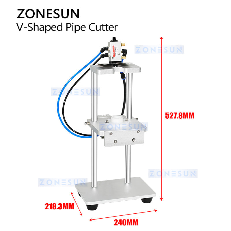 Zonesun ZS-JG300V Dip Tube V Cutter Size