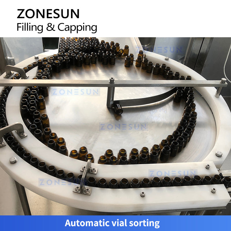 Zonesun ZS-FJFC2 Automatic Powder Vial Filling and Stoppering Machine