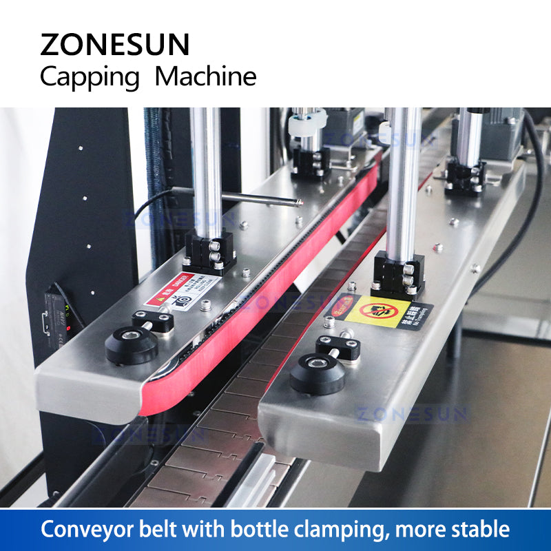 Zonesun ZS-XG440RS Automatic Servo Capper Belt Clamp