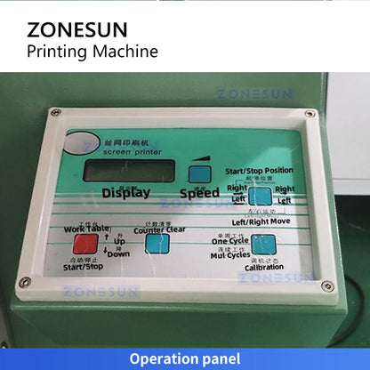 Zonesun ZS-SWP1 Screen Printing Machine Operation Panel