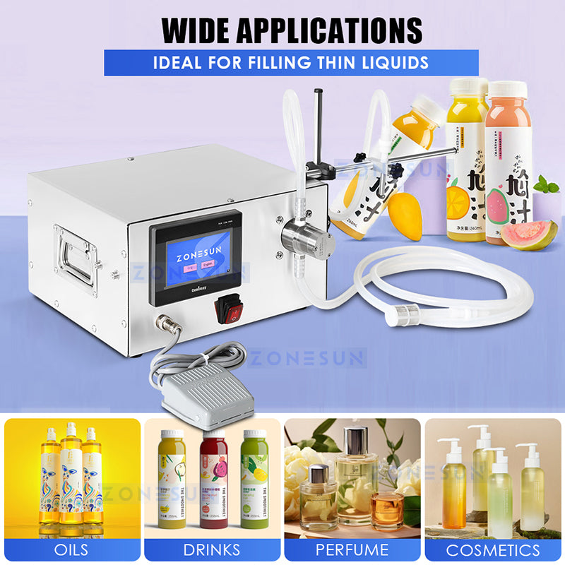 Zonesun ZS-MPZ1 Bottle Filler Applications